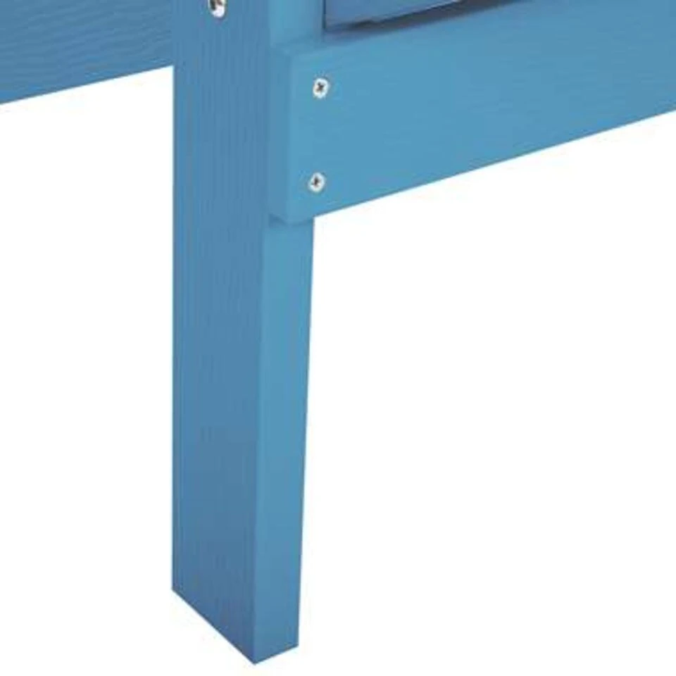 Beliani Tuinstoel ADIRONDACK - Blauw Kunsthout - Afbeelding 2