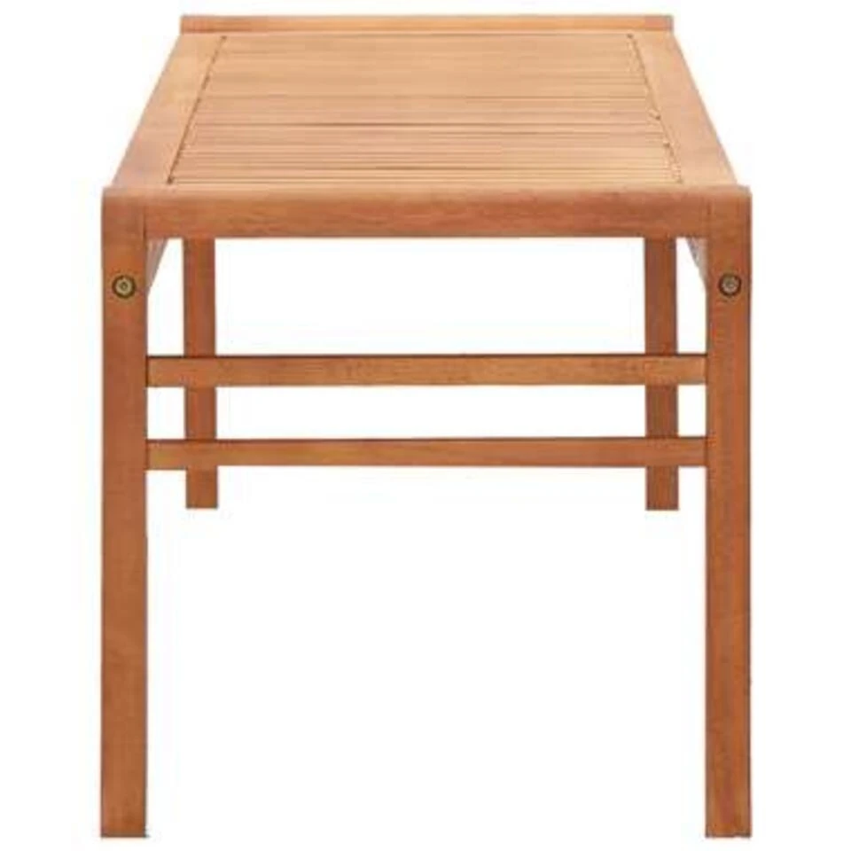 VidaXL Tuinbank 3-zits 150 Cm Massief Eucalyptushout - Afbeelding 2